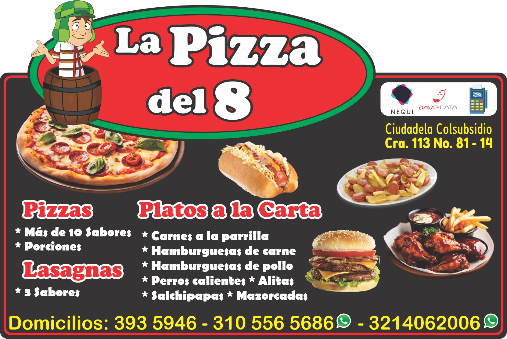 La Pizza del 8